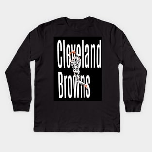 Cleveland browns Beckham Kids Long Sleeve T-Shirt